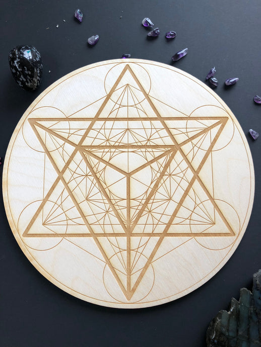 Metatrons Cube Crystal Grid